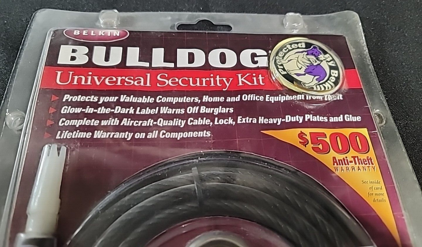Belkin Bulldog Universal Security Kit Heavy Duty Computer Lock