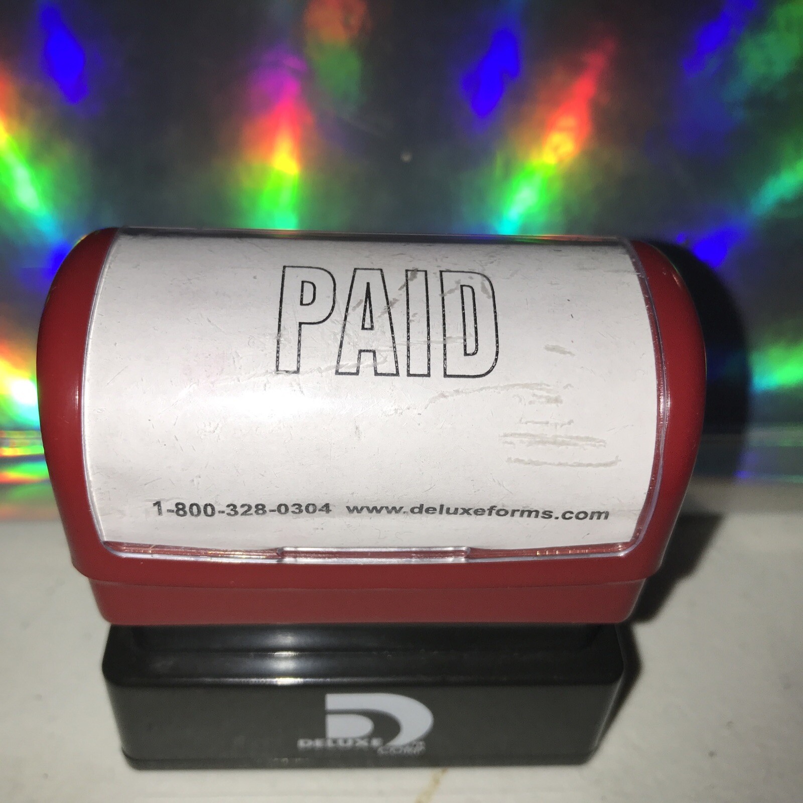 Paid Stamp. Used