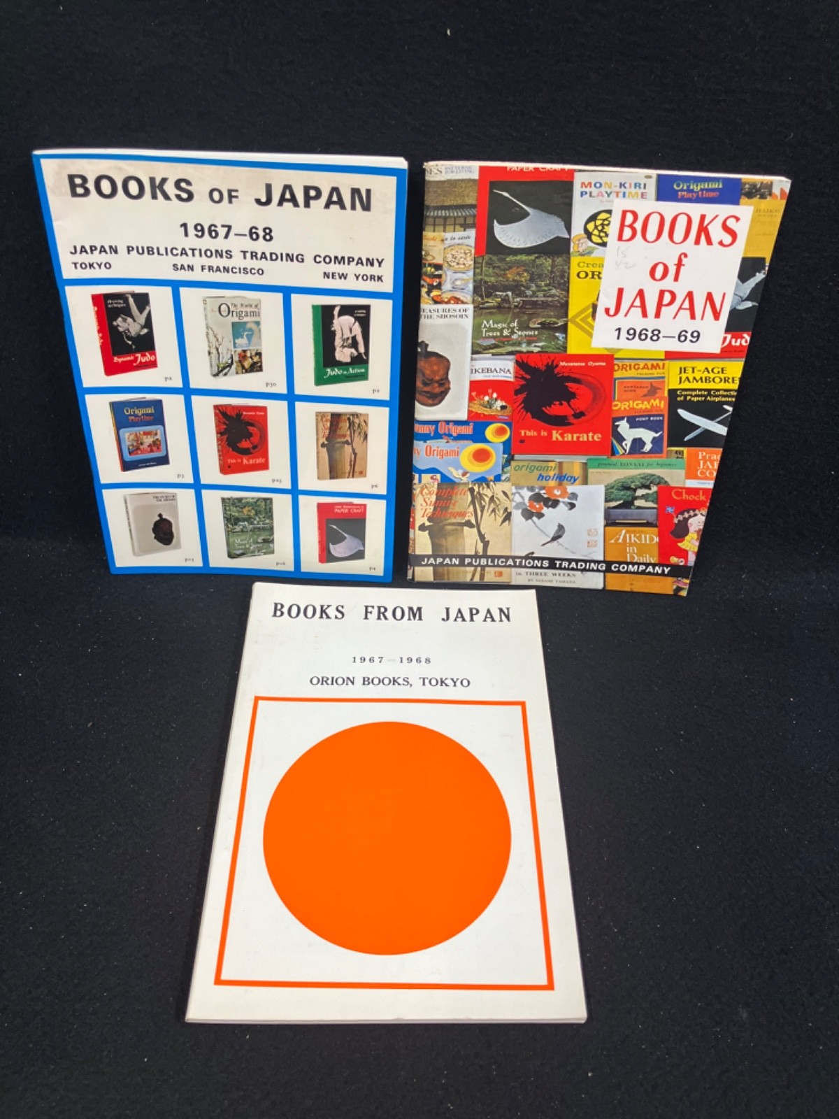 1967-1969 BOOKS OF JAPAN CATALOGS, LOT OF 3