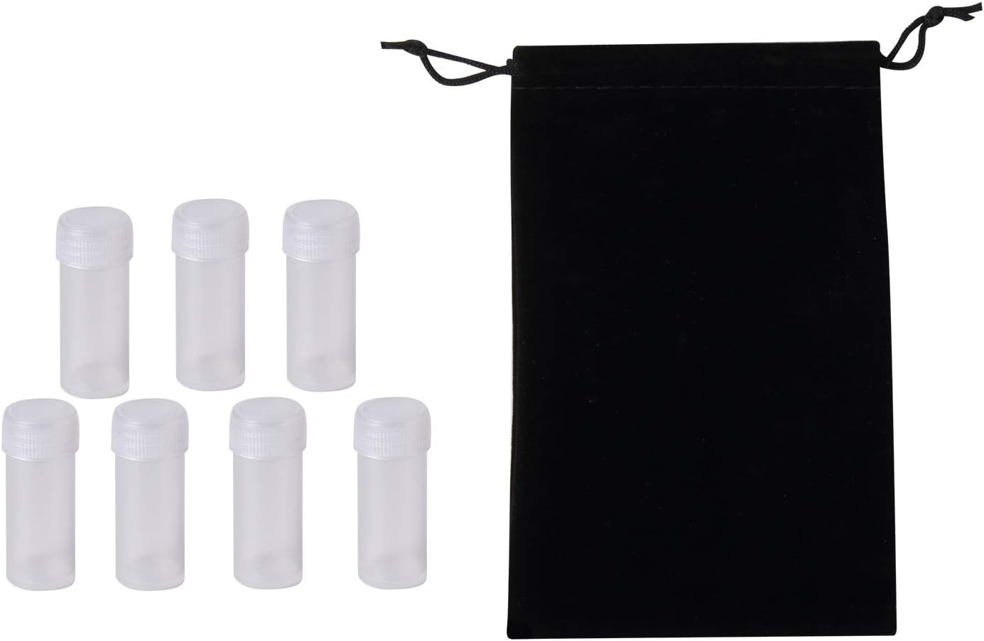 100Pcs 5ML Small Pill Plastic Containers Empty Pill Bottles Sample Bottles Vial