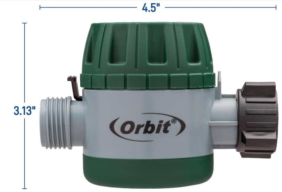 Orbit 62034 Mechanical Watering Hose Timer, Colors May Vary