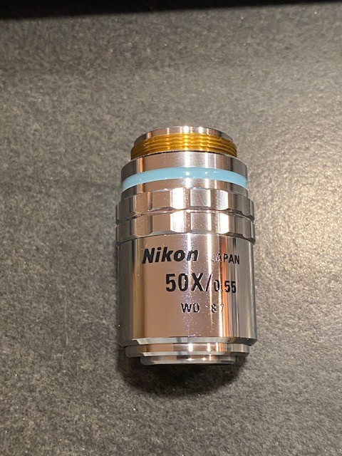 Nikon CF Plan 50X 0.55 ∞/0 EPI ELWD WD 8.7 Microscope Objective