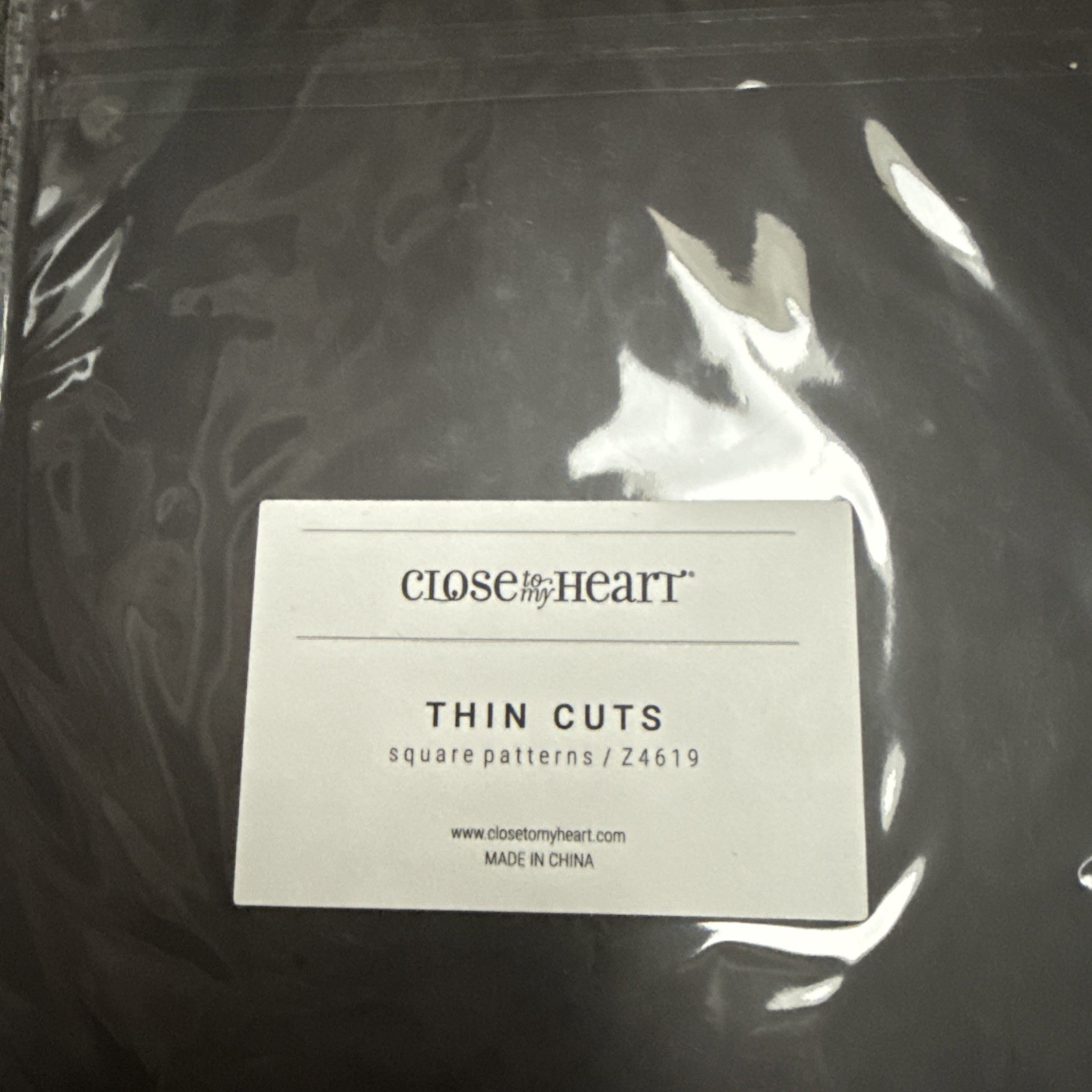 CTMH SQUARE PATTERNS Thin Cuts #Z4619 New Sealed Package Dies Only