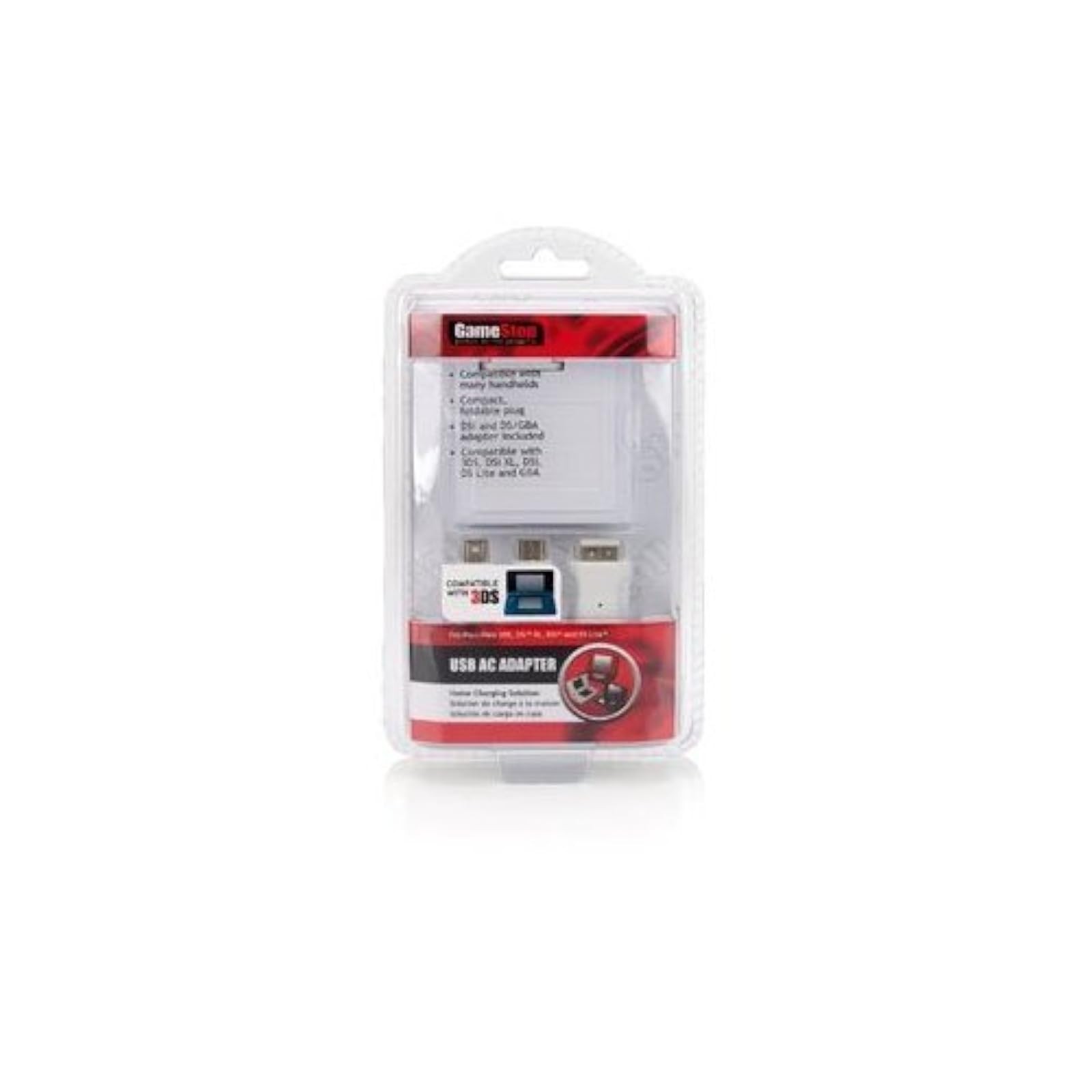 USB AC Adapter For Nintendo 3DS DSi And Lite Wall Power Charger Very Good 4E