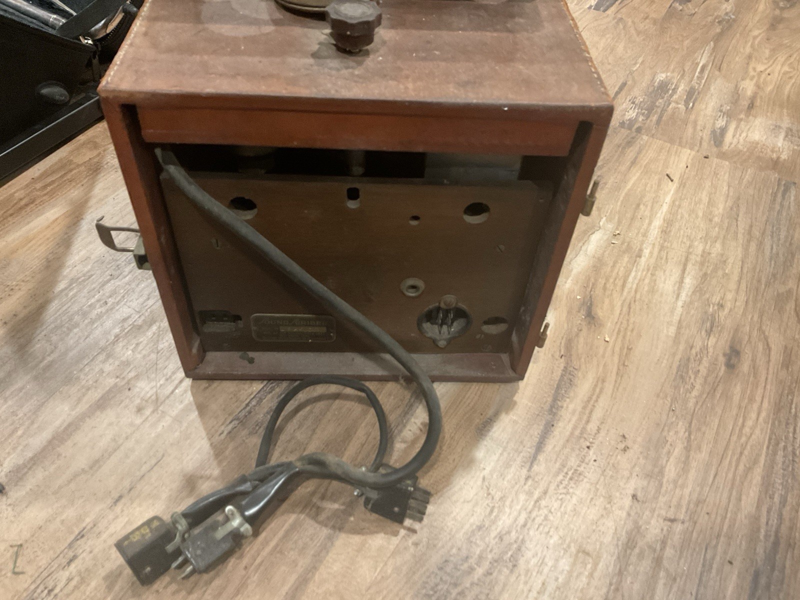 Vintage 1940s Sound Scriber Record Playback Disk Dictation Machine Dictaphone