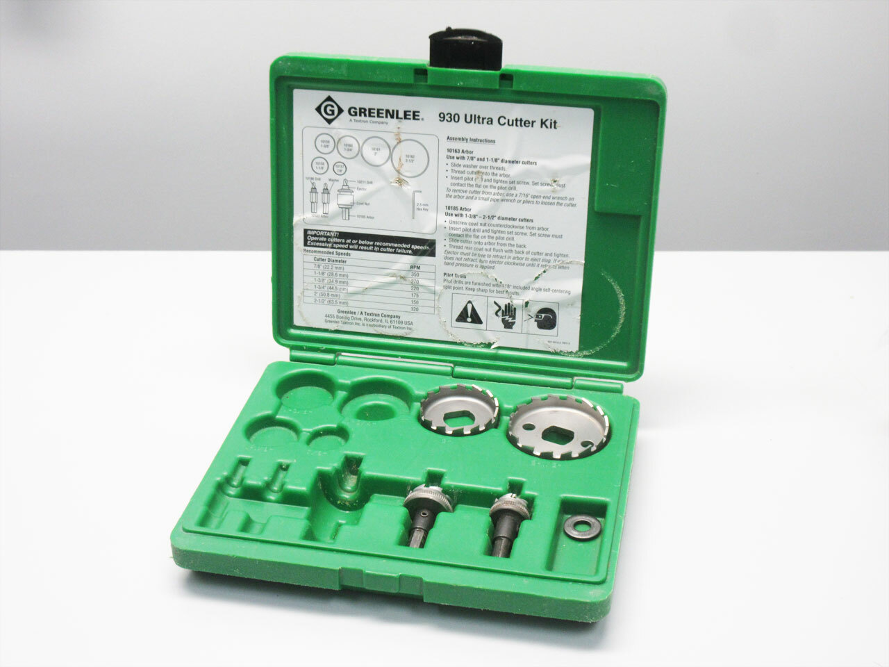 GREENLEE 930 ULTRA CUTTER SAW KIT ~ INCOMPLETE SET