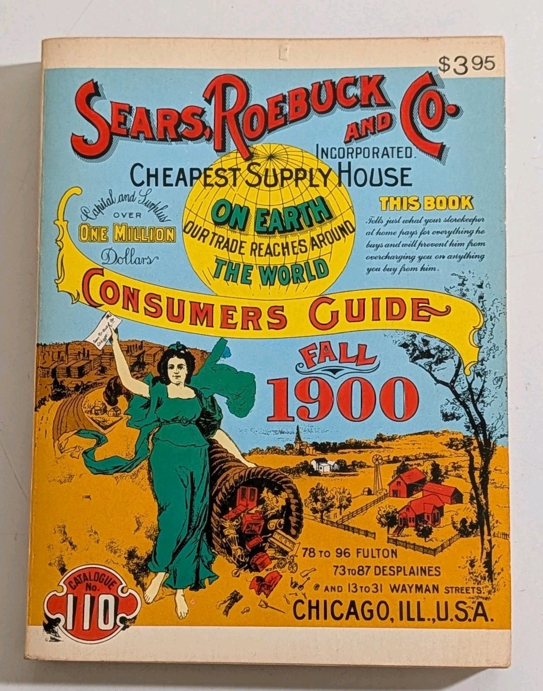 Sears Roebuck and Co. Consumers Guide Fall 1900 REPRINT 1970 DBI Books Vintage