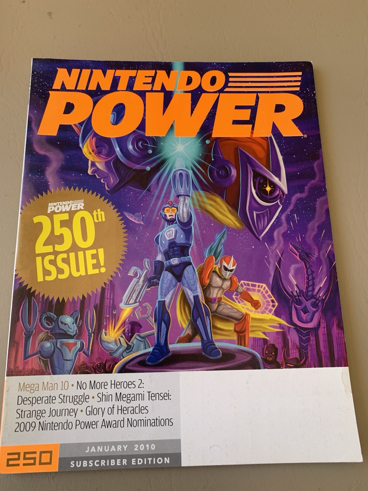 Nintendo Power Magazine Volume 250 January 2010 Mega Man 10