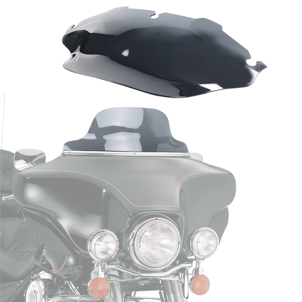 Grey 8'' Windshield Windscreen for 1996-2013 Harley Electra Street Glide FLHT