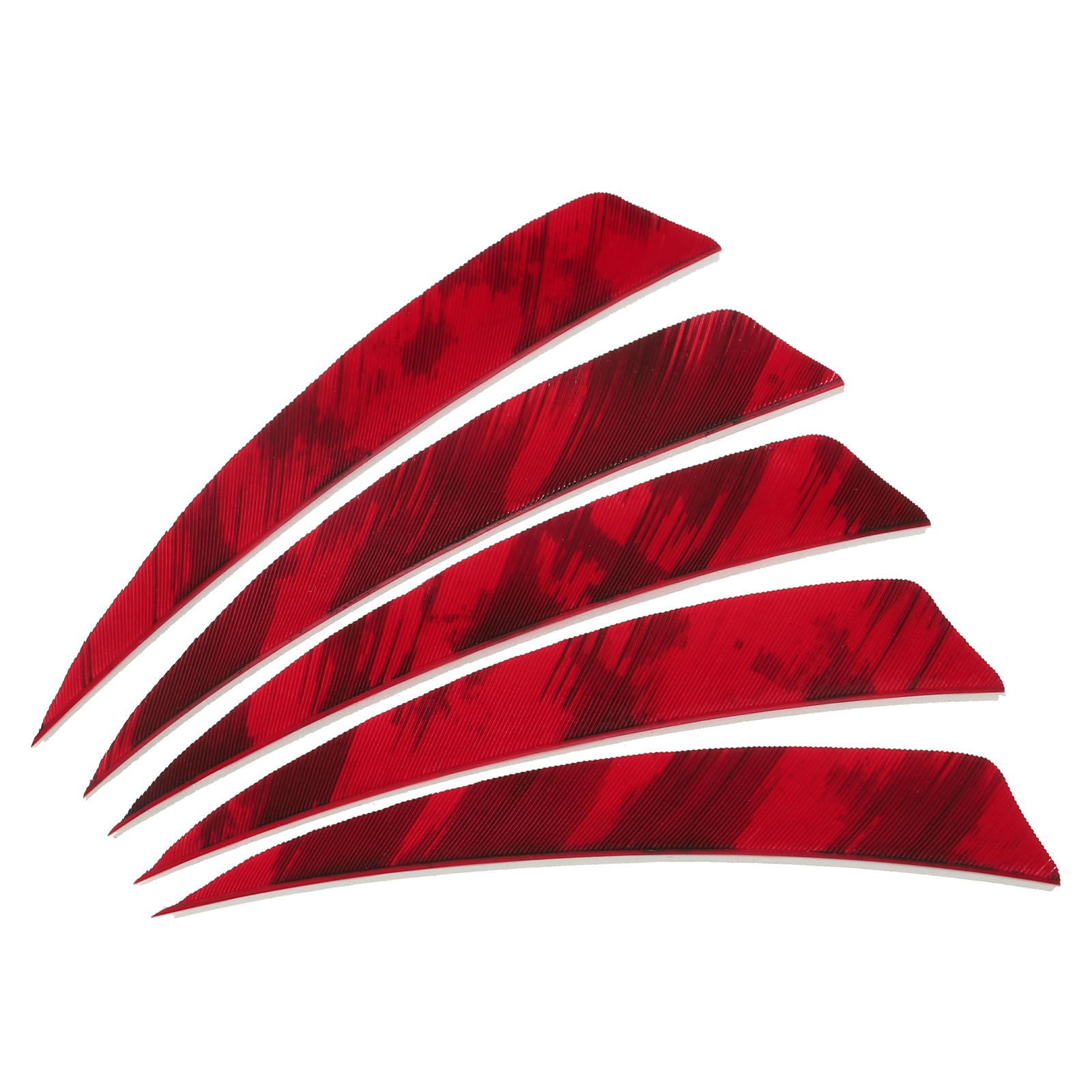 Arrows Cut Vanes 20 Pack 4 Inch Arrow Feather Right Wing, Red