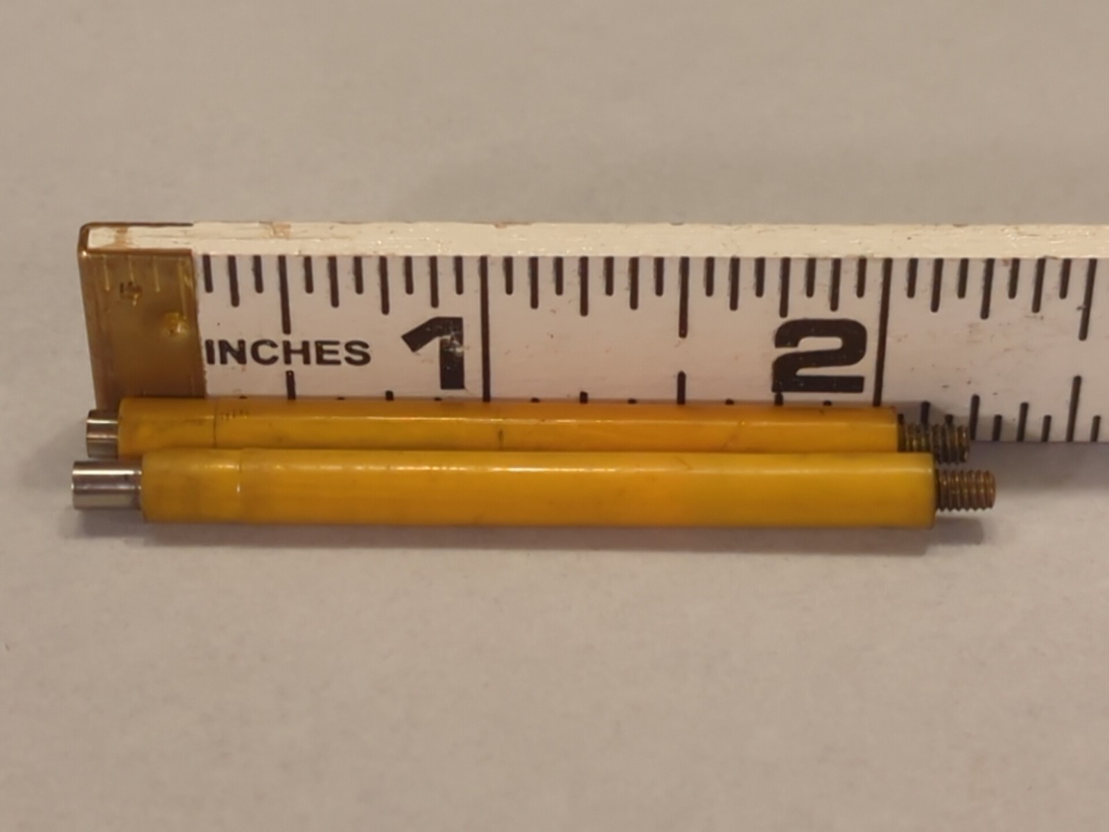 Vintage Threaded Dial Indicator Contact Point Magnetic Extensions (Qty 2)