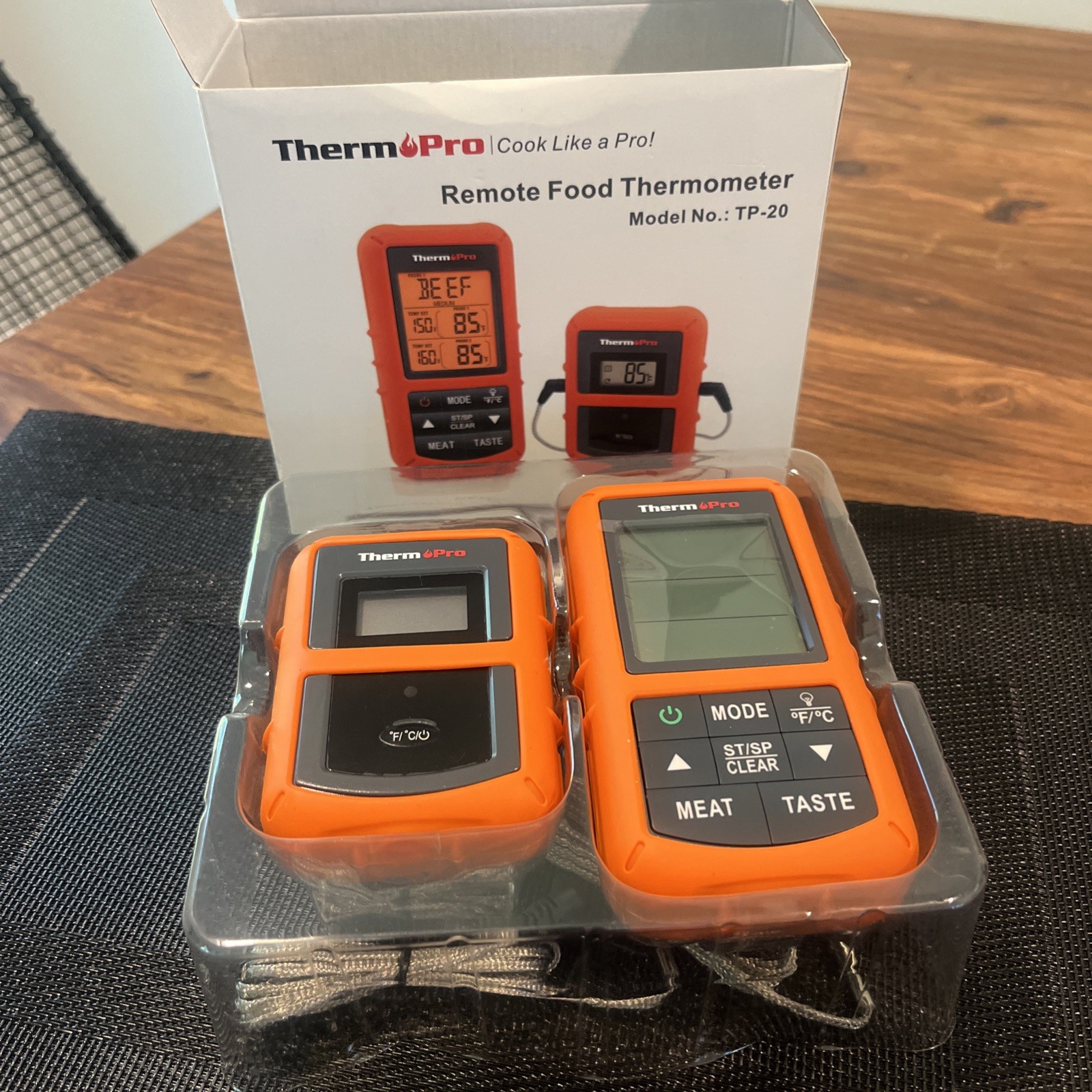 ThermoPro TP-20 Dual Probe Wireless Digital Cooking Thermometer