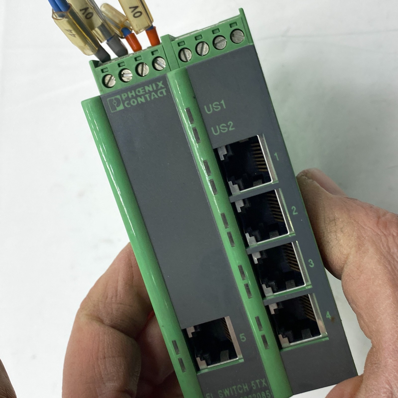 PHOENIX CONTACT TYPE FL SWITCH 5TX INDUSTRIAL ETHERNET SWITCH 28 32 08 5/2832085