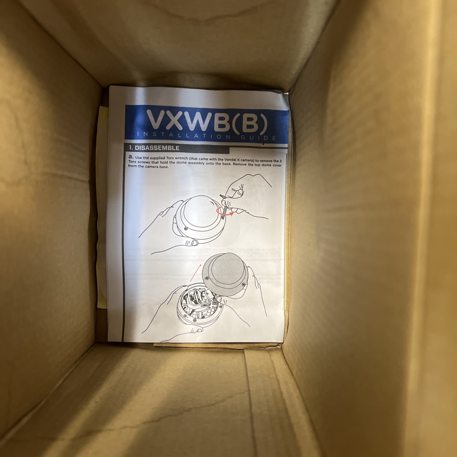 Clinton Electronics CE-VXVWB Vandal X Wall Bracket White Open Box