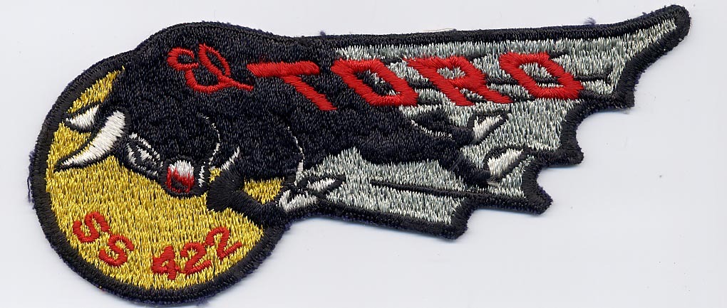 USS Toro SS 422 BC Patch Cat No C5957