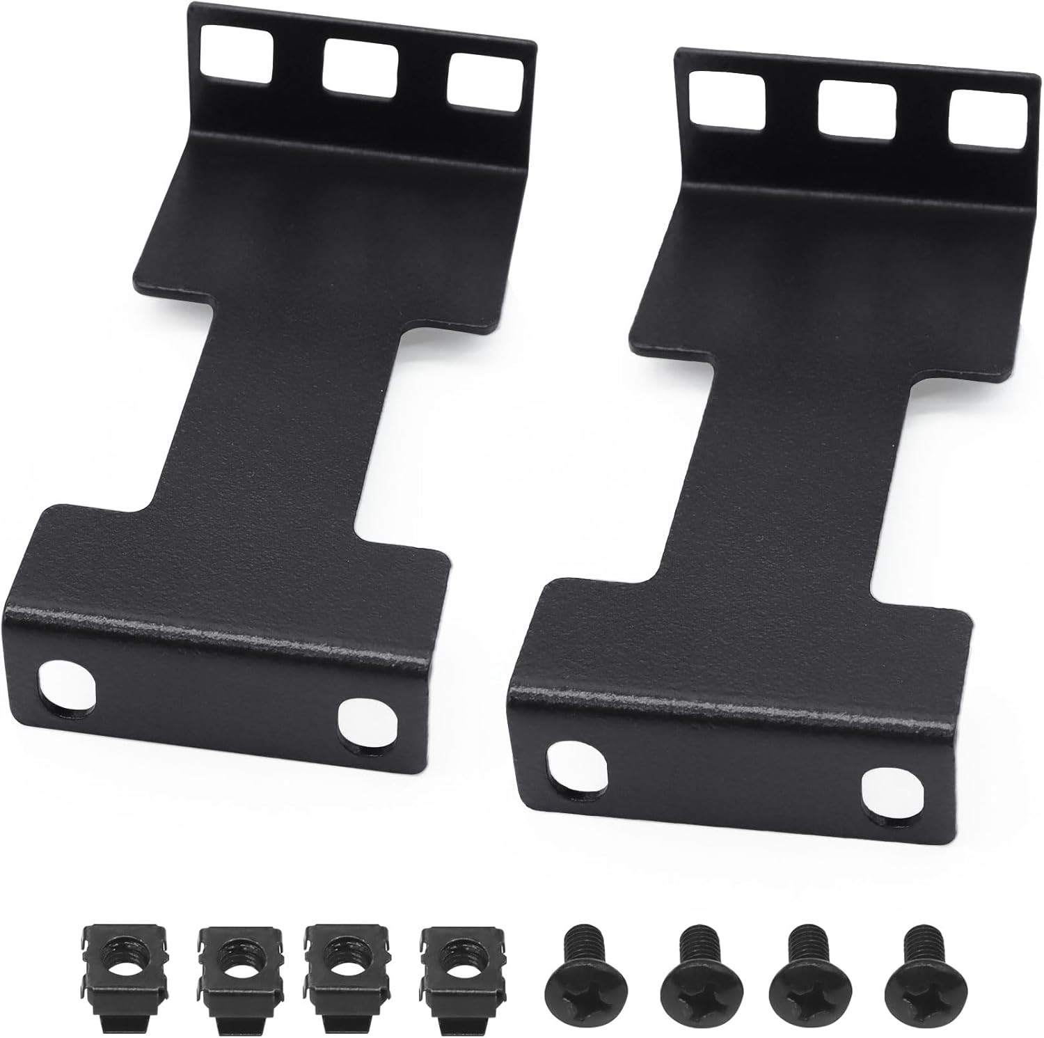 1U Server Rack Depth Extender, 3.94”(100Mm) Extending Depth, Network Rack Extend