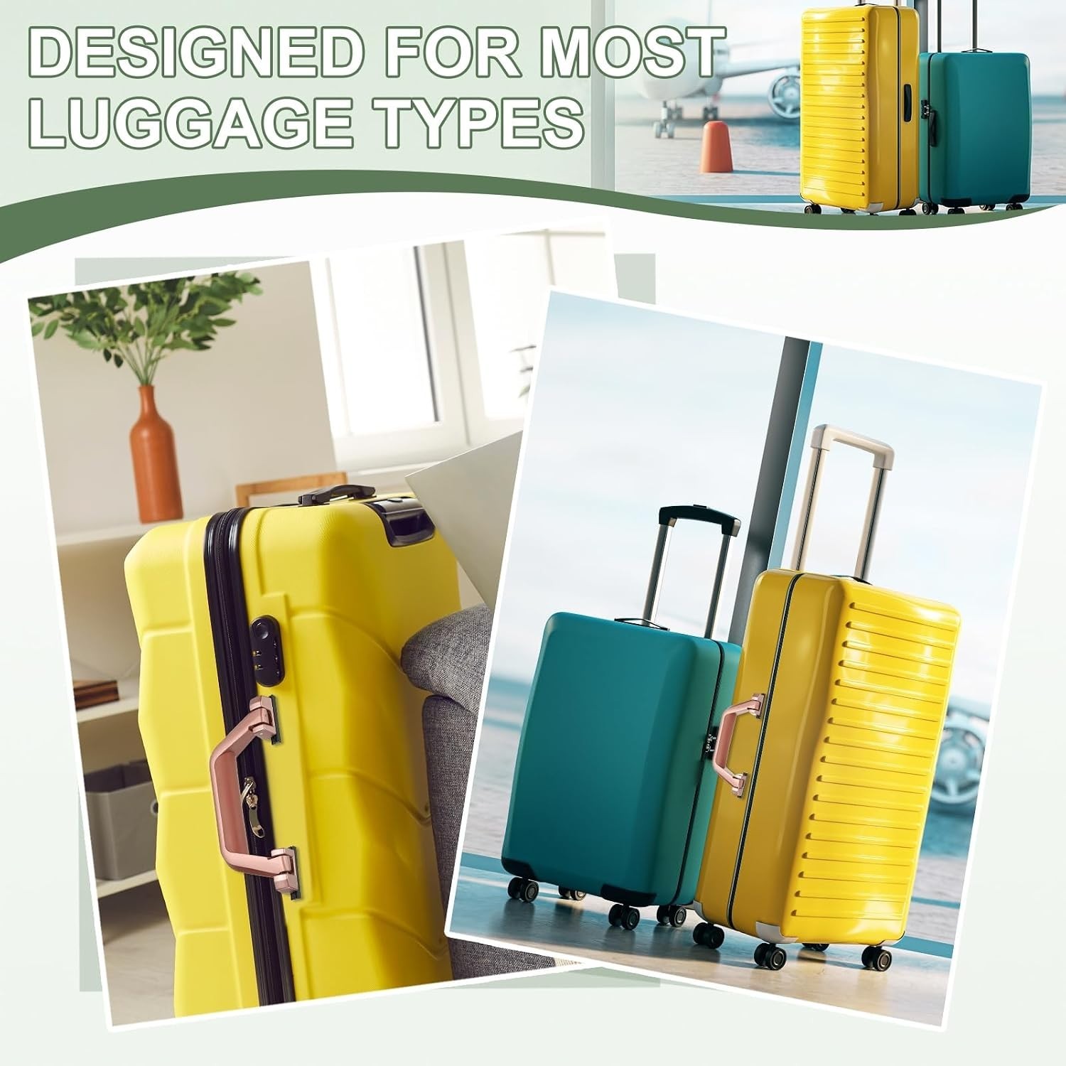 Luggage Handle Replacement, Suitcase Handle Replacement, Spare Strap Grip - F...
