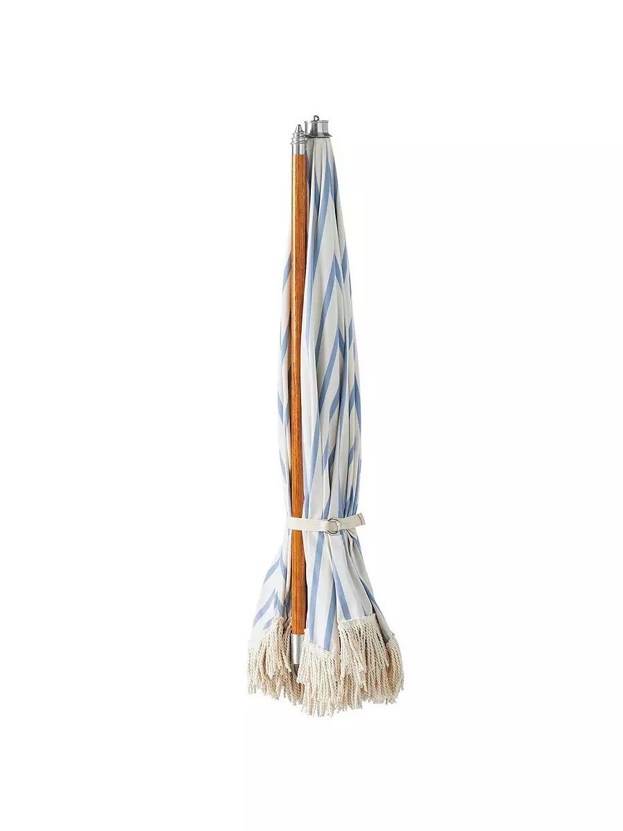 Serena & Lily Beach Umbrella-Botanical Green