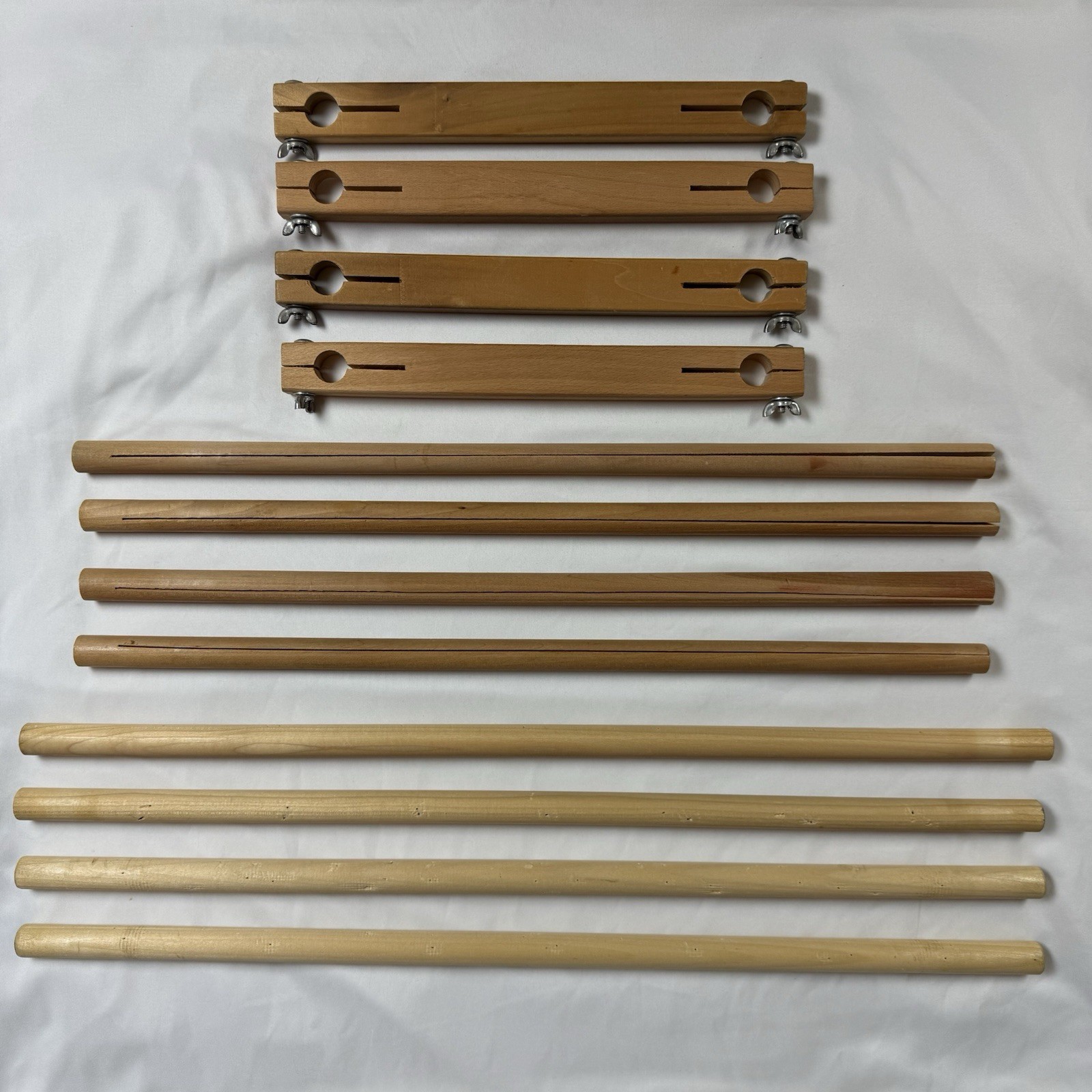 Split Rail Scroll Wood Frame Multiple Lengths Craft Hand Embroidery Needlepoint