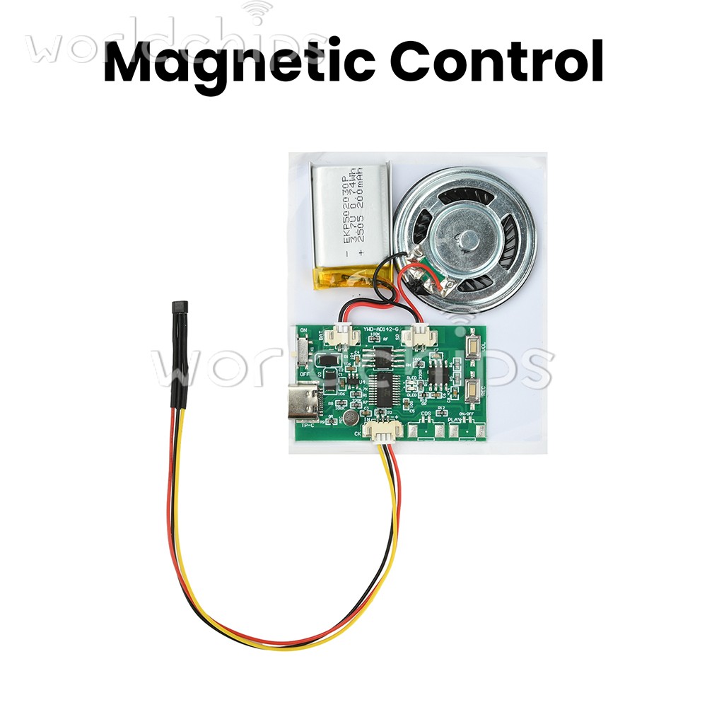 DIY Recording Playback Module Greeting card Movement Module 8MB Capacity Type-C