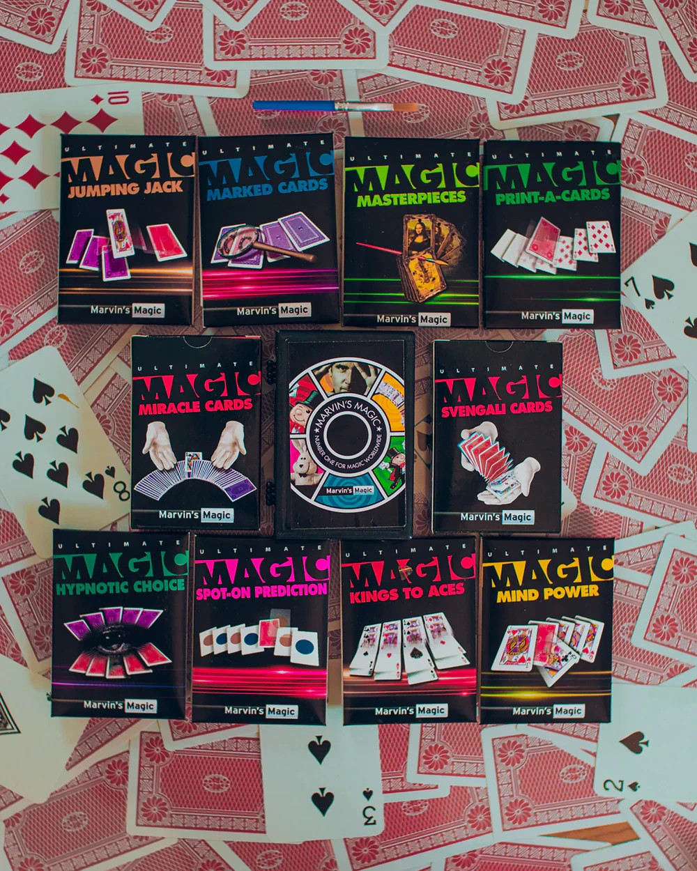 Mind Power - Marvin's Ultimate Magic Card Tricks Set Kit New!