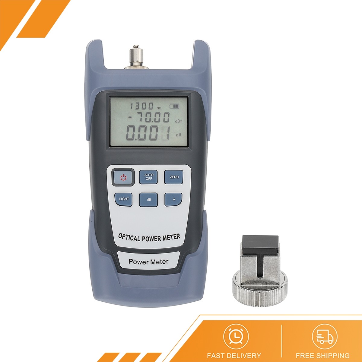 Portable Fiber Optic Cable Tester Visual Fault Locator Optical Power Meter
