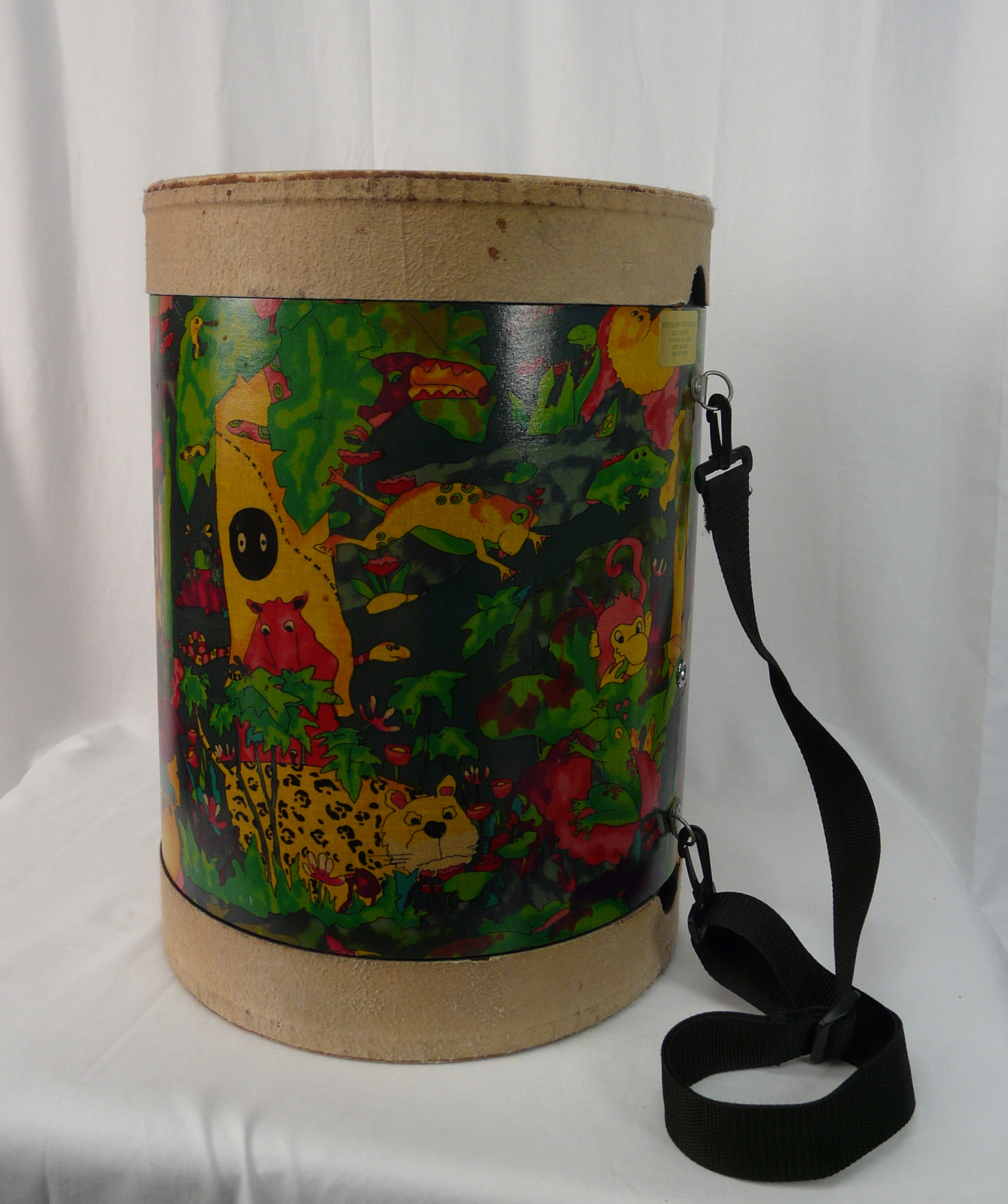 Large Remo Two-Headed Rainforest Youth Festival Drum, Wearable Double Sided Drum