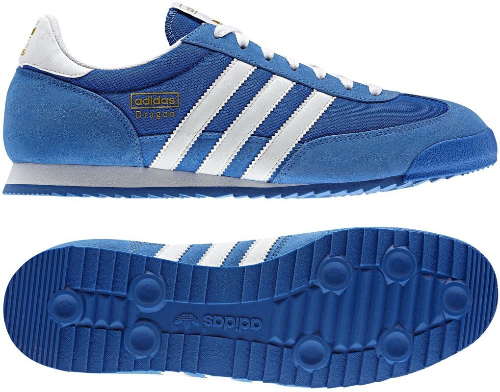 adidas Originals Dragon Trainers - Bluebird/White - G50922 - Size UK 7-12