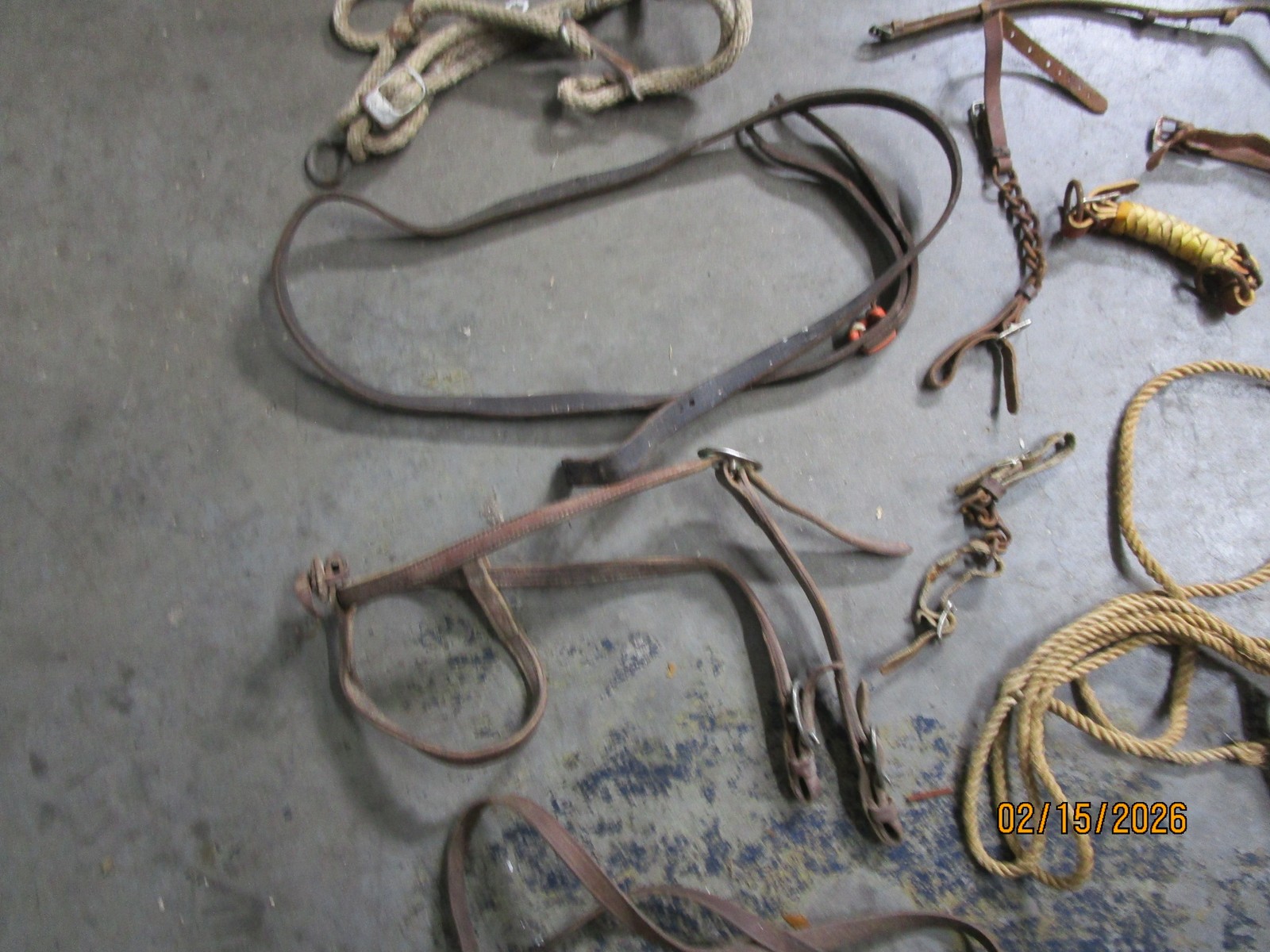 Leather Horse Tack Lot