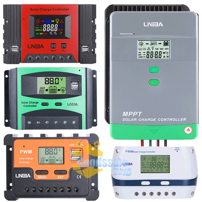12/24/36/48V Solar Panel Regulator Charge Controller for RV Car Inverter Battery