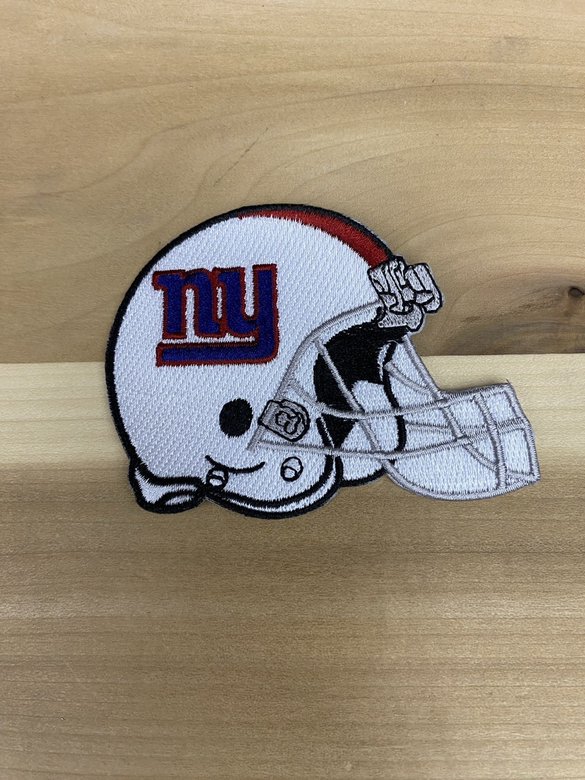 New York Giants 3” Helmet Embroidered Iron On Patch