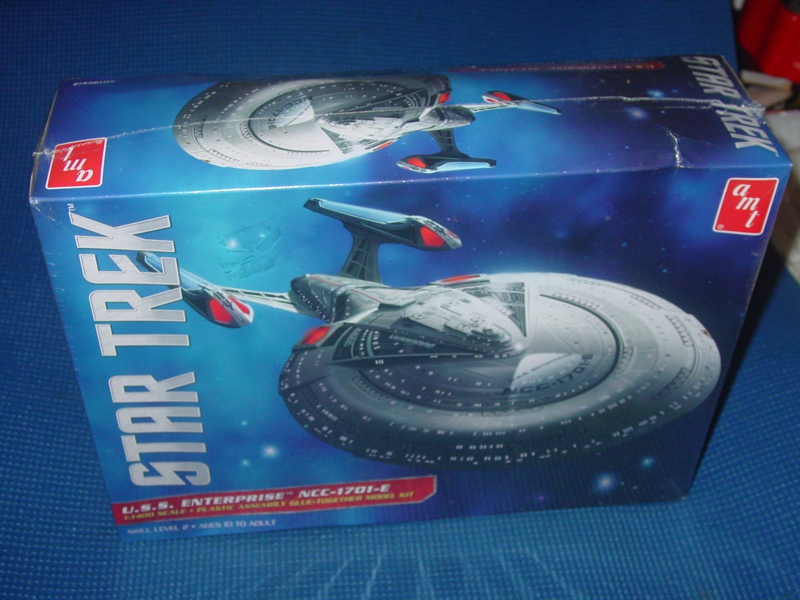 AMT STAR TREK MODEL KIT U.S.S. ENTREPRISE NCC-1701 -E 1:1400 SCALE SKILL LEVEL 2