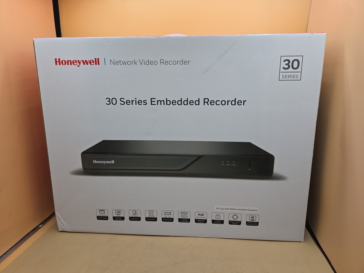 Honeywell HN30080202 30 Series Embedded Network Video Recorder 8 Channel 2 TB