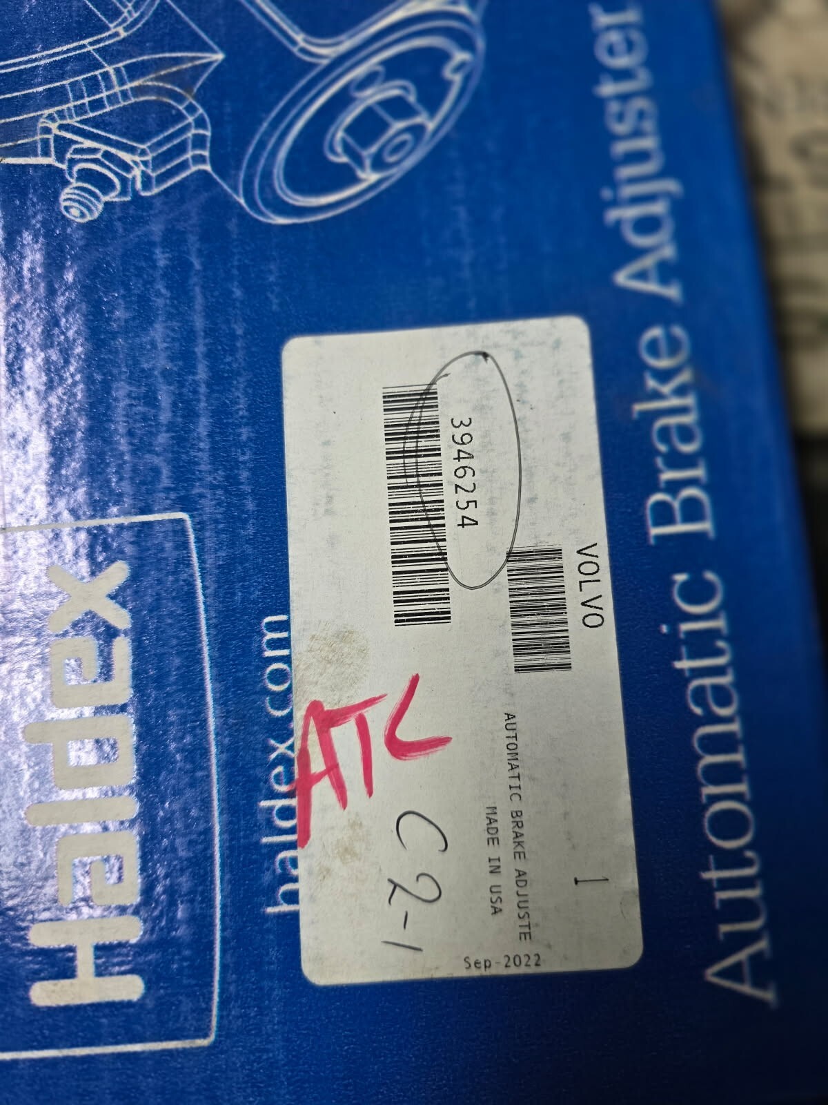Genuine Volvo Truck 3946254 Slack Adjuster OEM