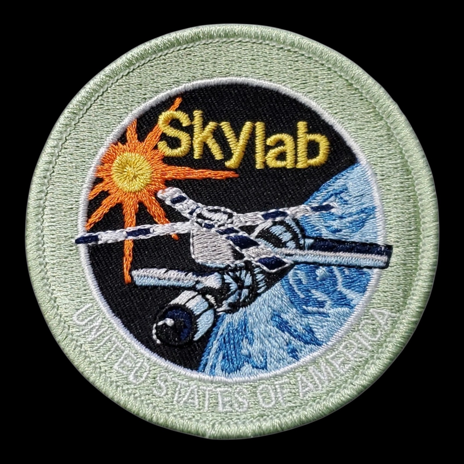 Vintage NASA Space Exploration Skylab Patch. Embroidered. Iron On. 3"x3"