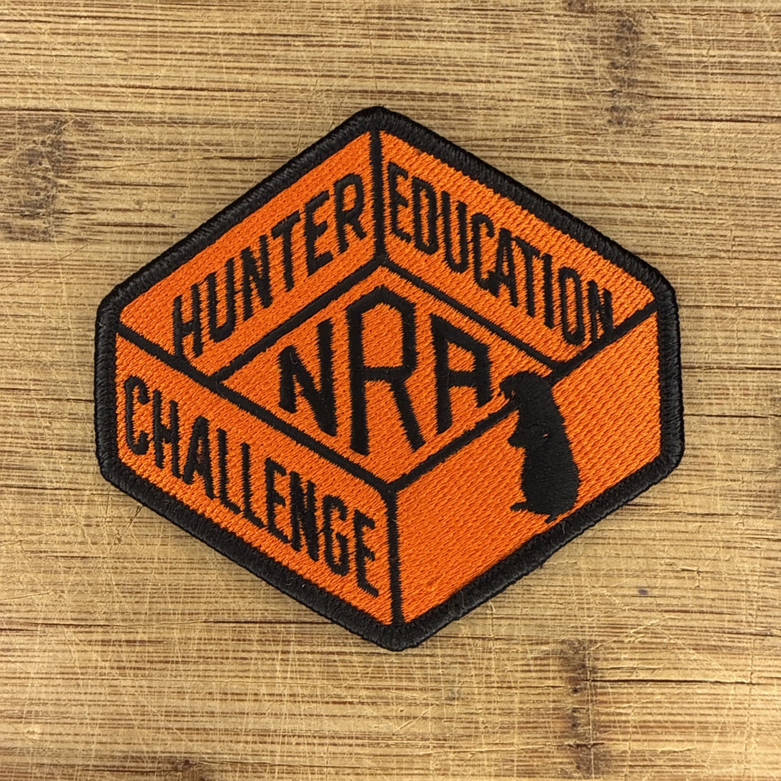 NRA Hunter Education Challenge Varmint 4x3.5in Embroidered Patch