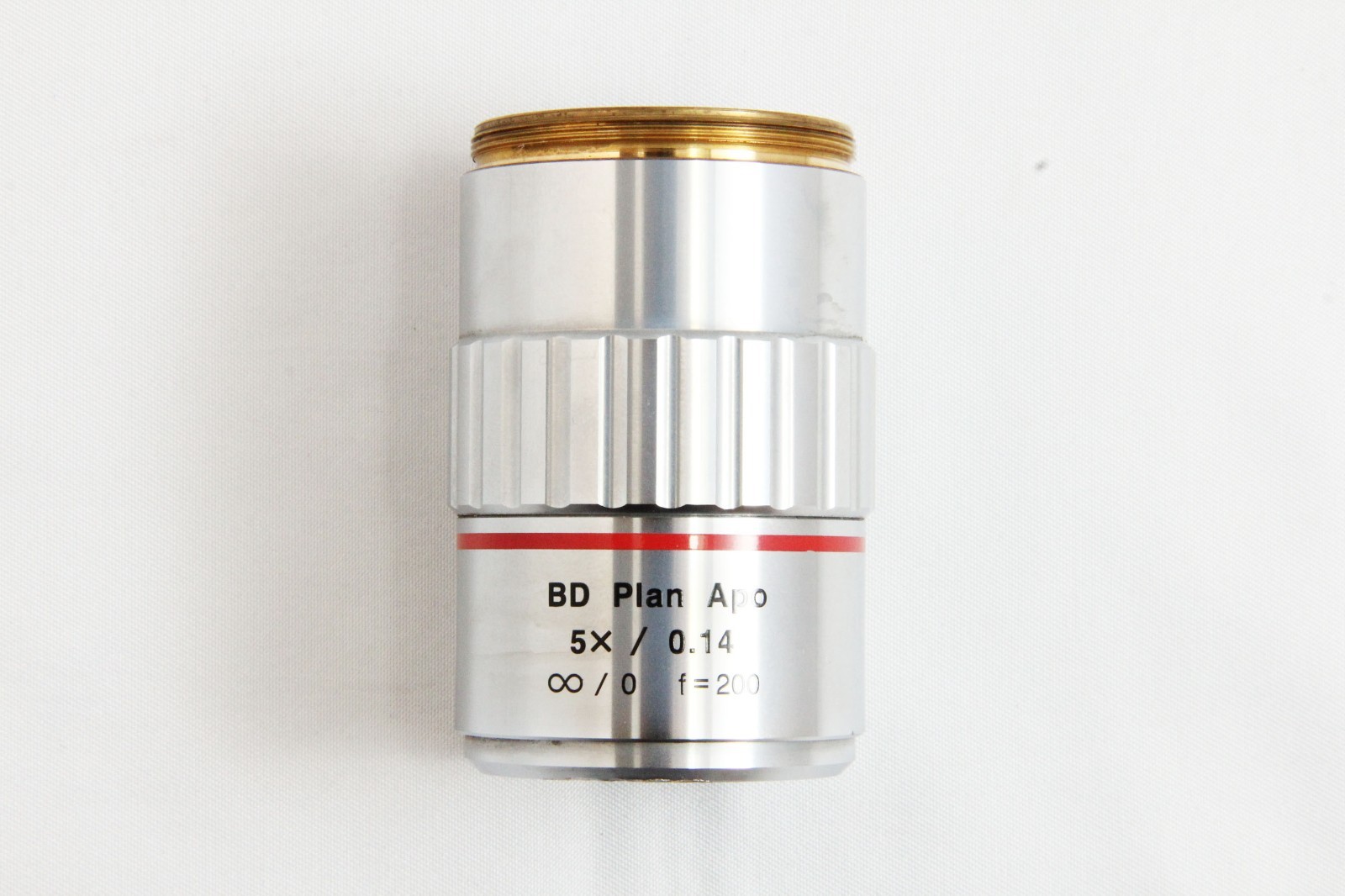 Mitutoyo BD Plan APO 5x / 0.14 ∞/0 f=200 Microscope Objective Lens [40mm Thread]