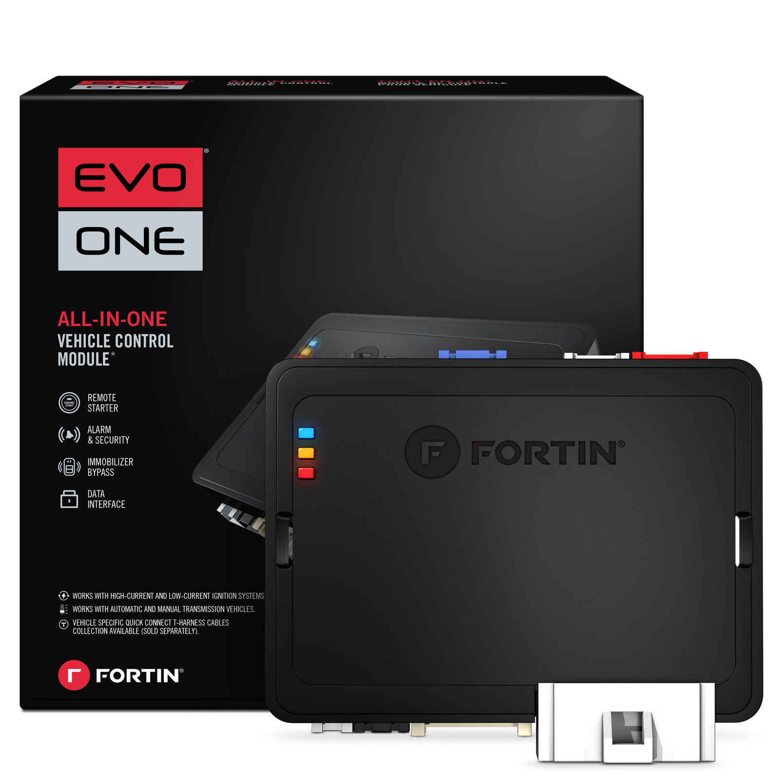 Fortin Evo-One-HON1 Alarm Remote Start + T Harness For 2008+ Select Honda/Acura