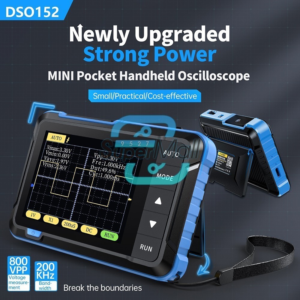 FNIRSI DSO152 Handheld Small Oscilloscope Portable Digital Oscilloscope US