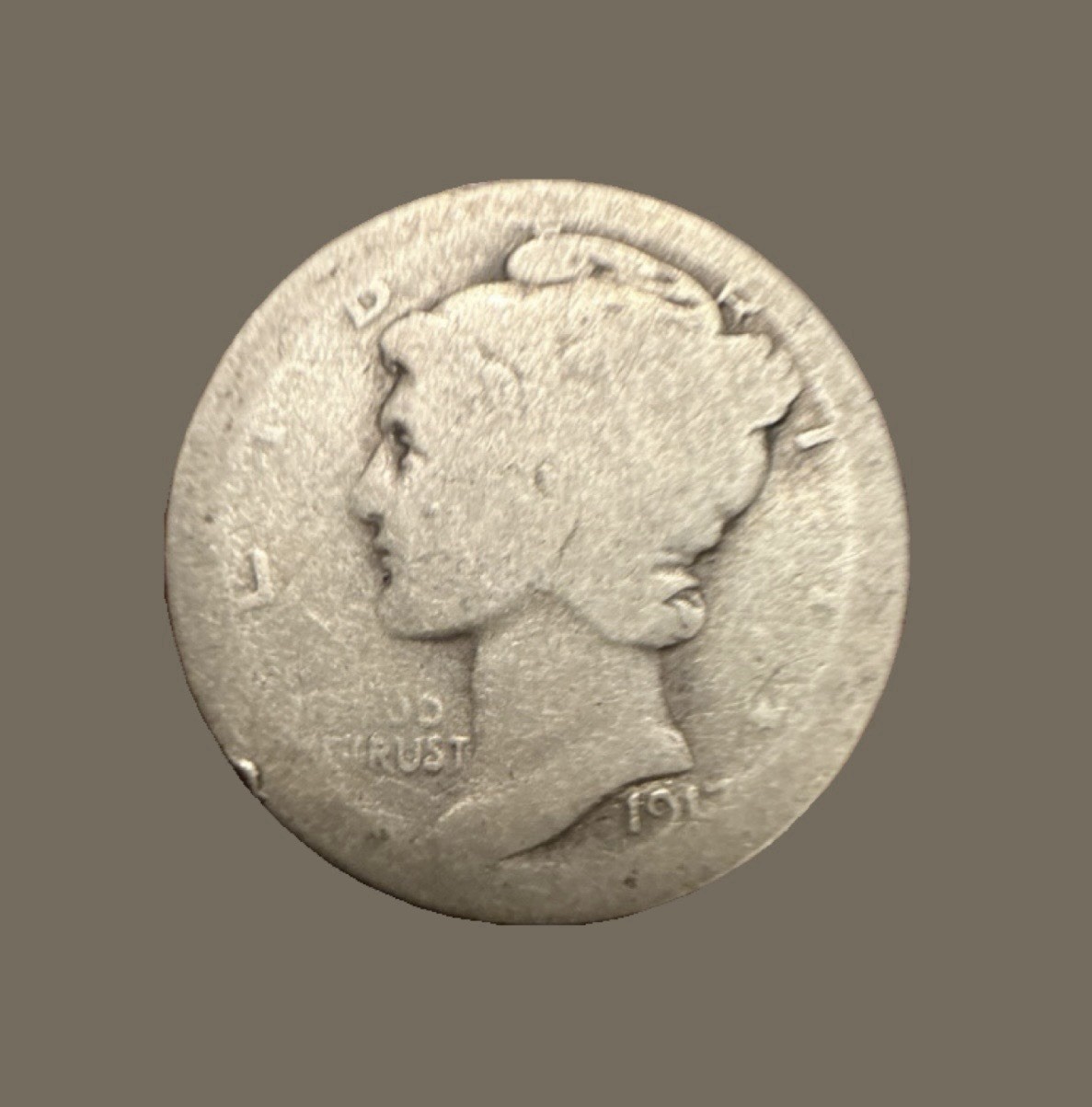 1917 Mercury Dime