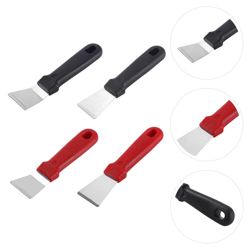 4 PCS Portable De-ice Tool Stainless Steel Scoop Freezer Remover Defroster