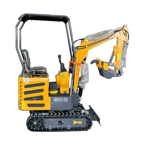 AGT-MX12-B 1-Ton 13.5 HP Mini Excavator w/ Pilot Control & LED Light
