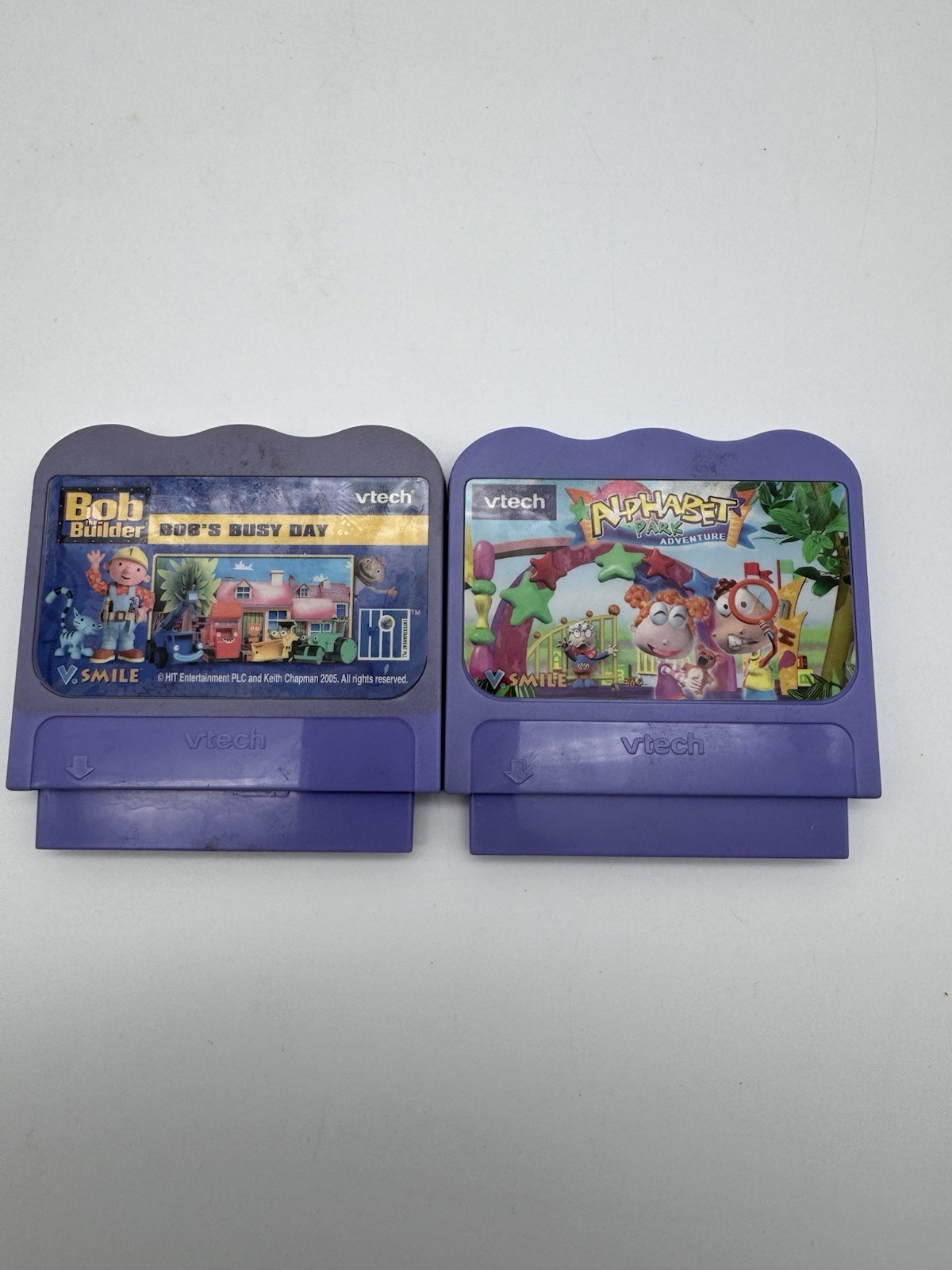 VTech V.Smile Bob The Builder Bob's Busy Day Alphabet Park Cartridges