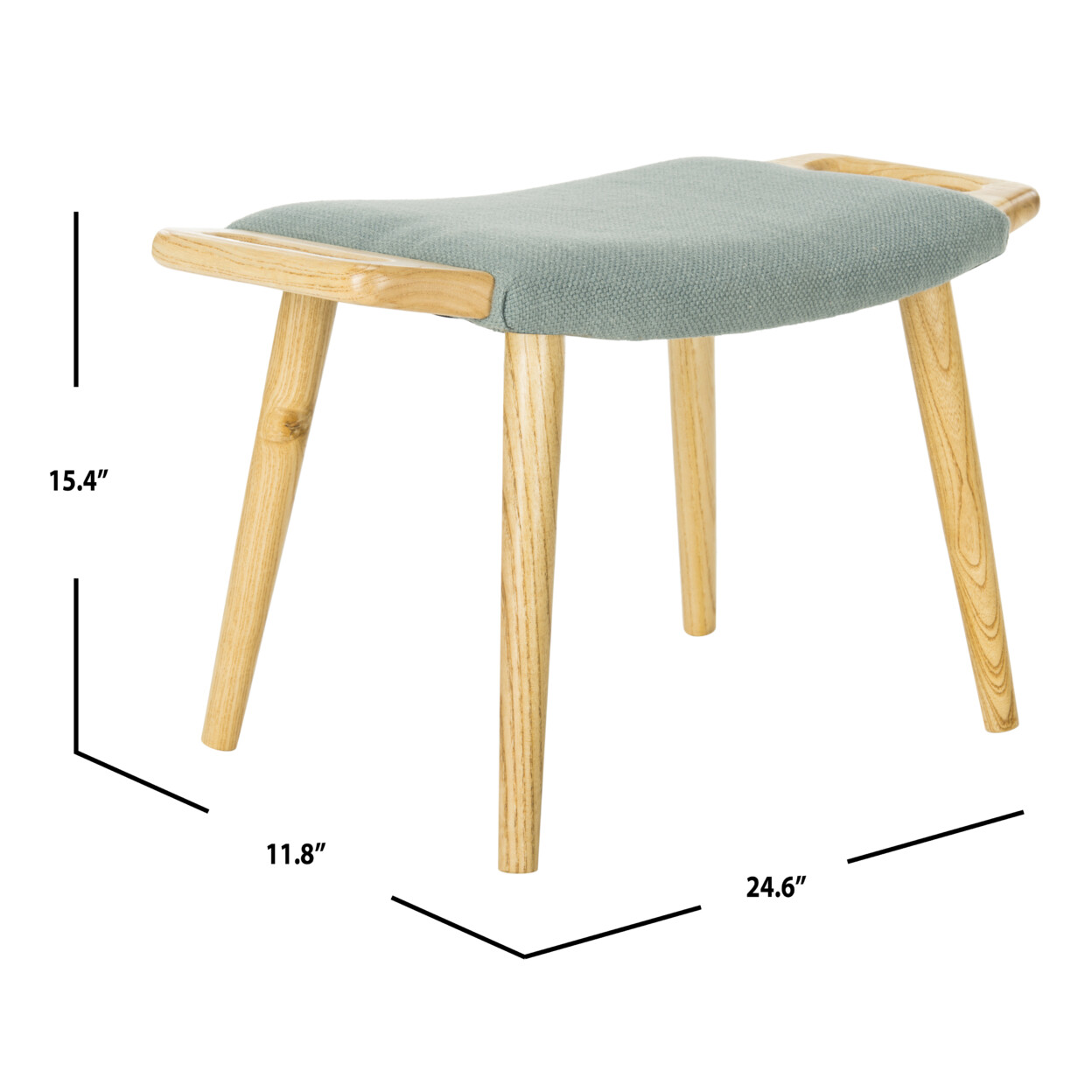SAFAVIEH Yara Bench | Blue |