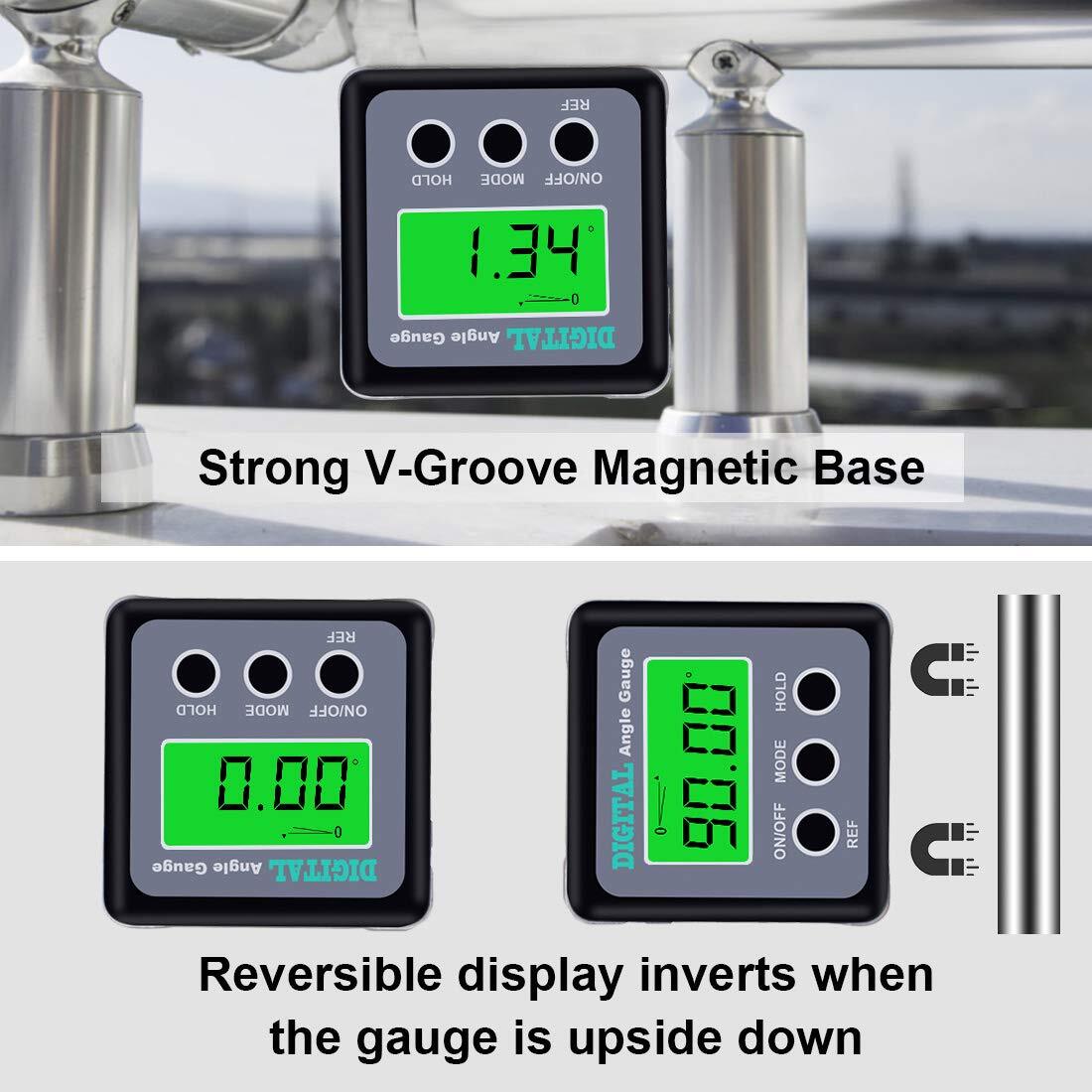 Digital Angle Gauge Angle Finder Magnetic Digital Level Protractor Table Saw Acc