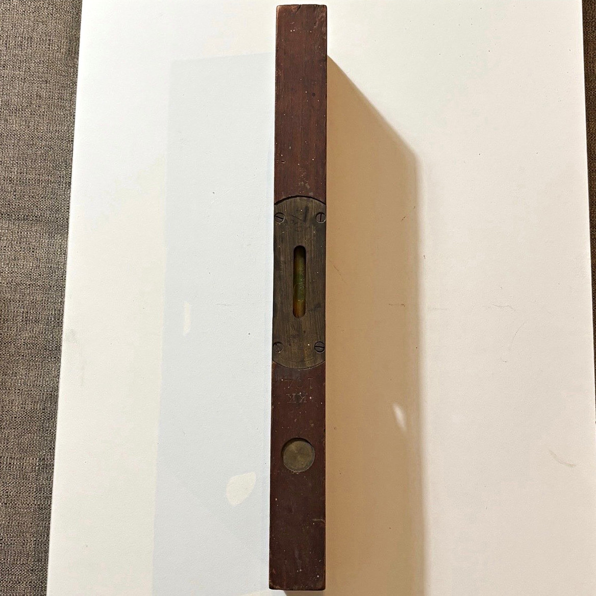 Vintage E. C. Simmons Keen Kutter Wooden Wood & Brass Levels KK 104