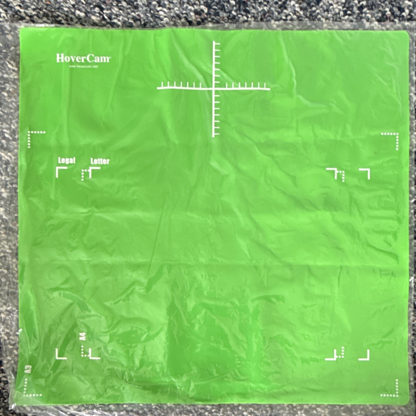 HoverCam Green Positioning Mat Legal Letter Presentation Equipment