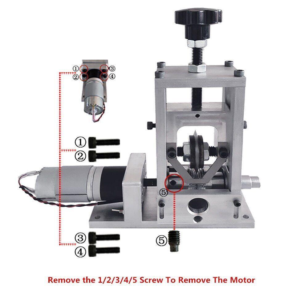 Electric Peeling Machine Manual Wire Stripping Automatic Hand Crank