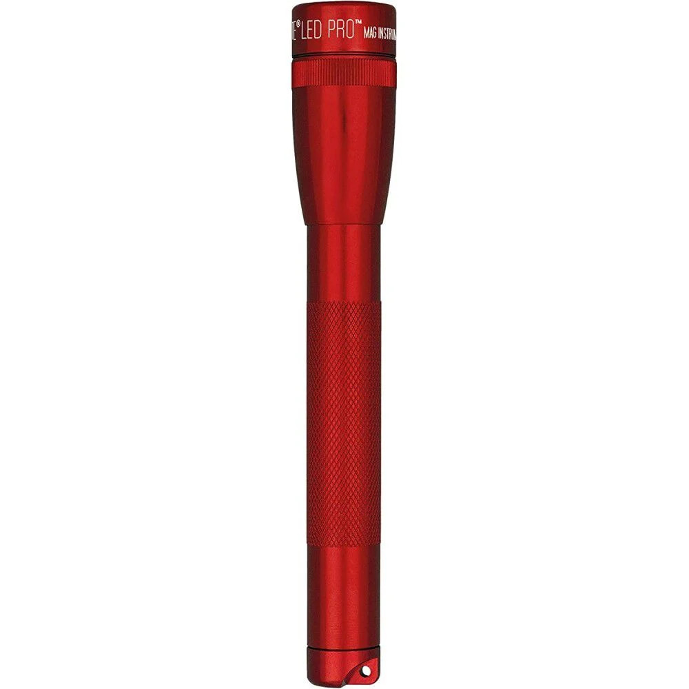 Maglite Mini Pro 332 Lumens Red Holster Pack Led Flashlight
