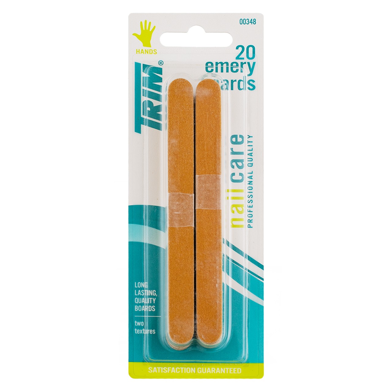 4 Pack Trim Nail Care Emery Boards, 20 Ct